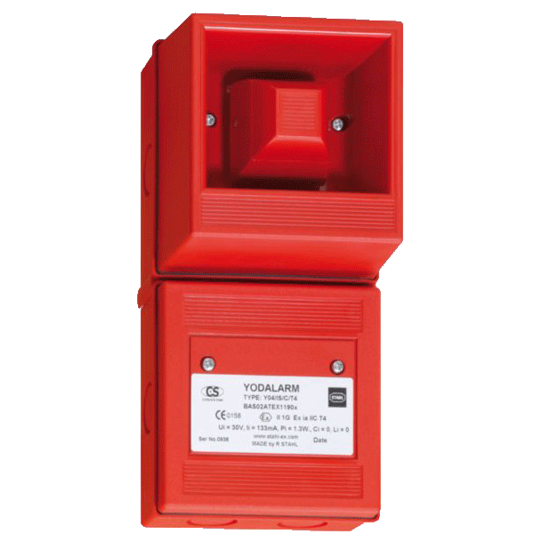 Intrinsically Safe Audible Signal - 100 dB (A) Series YO4IS
